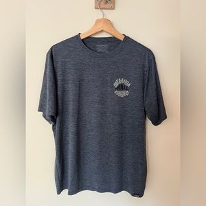 Patagonia Capilene Cool Daily Blue Graphic Shirt - size M